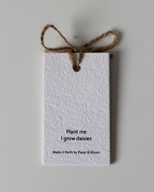 Handwritten Plantable Gift Tag